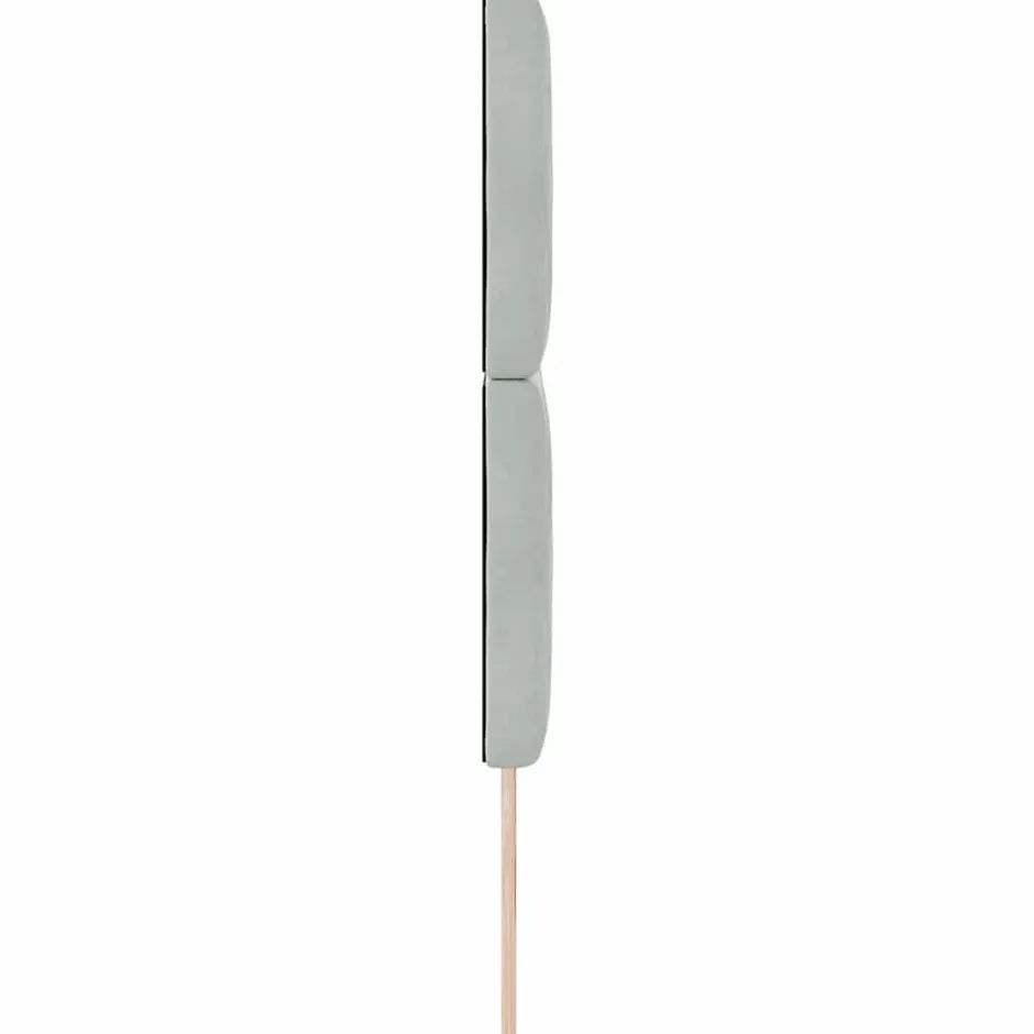 Vidaxl Tête de lit Gris clair 160 cm Velours Sale