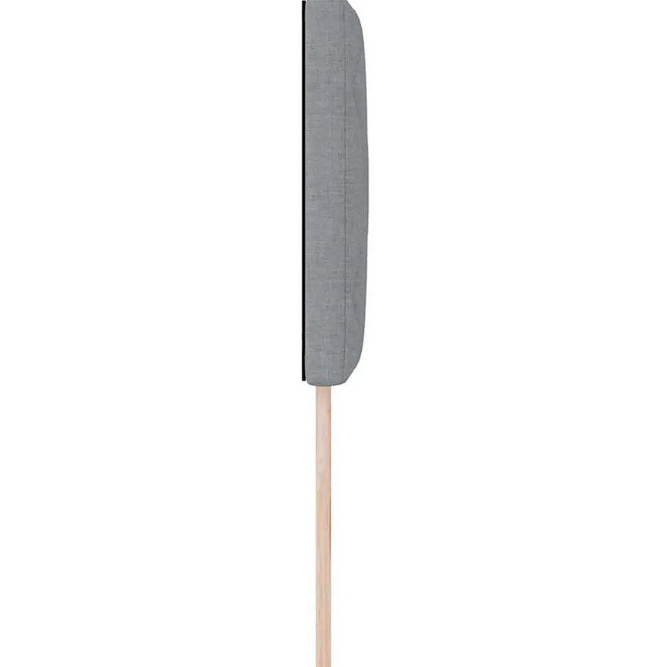 Vidaxl Tête de lit Gris clair 80 cm tissu Discount