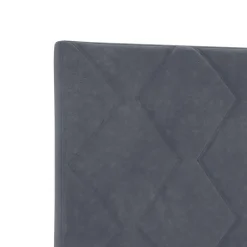 Vidaxl Tête de lit Gris foncé 80 cm Velours