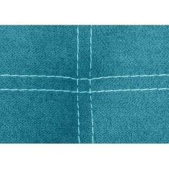 Eccox Tête de lit Iris en tissu turquoise 145