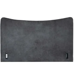 Pro Et Discount Tête de lit largeur 180 x 110 cm velours alcantara Gris Outlet
