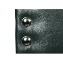 Eccox Tête de lit Lily en similicuir gris 90