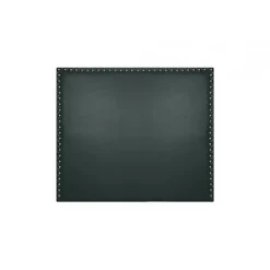 Eccox Tête de lit Lily en similicuir gris 90