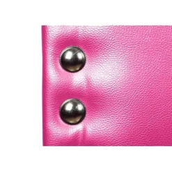 Eccox Tête de lit Lily en similicuir rose 90