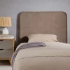 Idimex Tête de lit LUNAR 90 avec fixation murale, en tissu - Grège Clearance