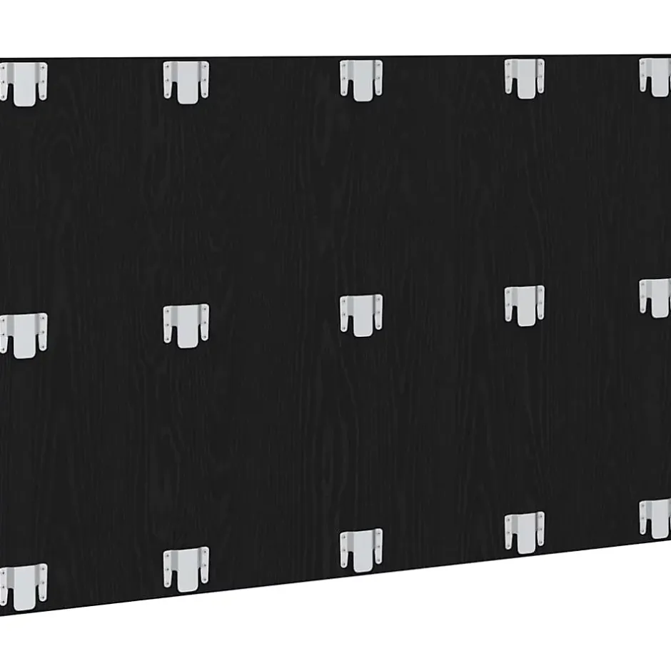 Vidaxl Tête de lit Montage mural Chêne noir Bois d'ingénierie Online