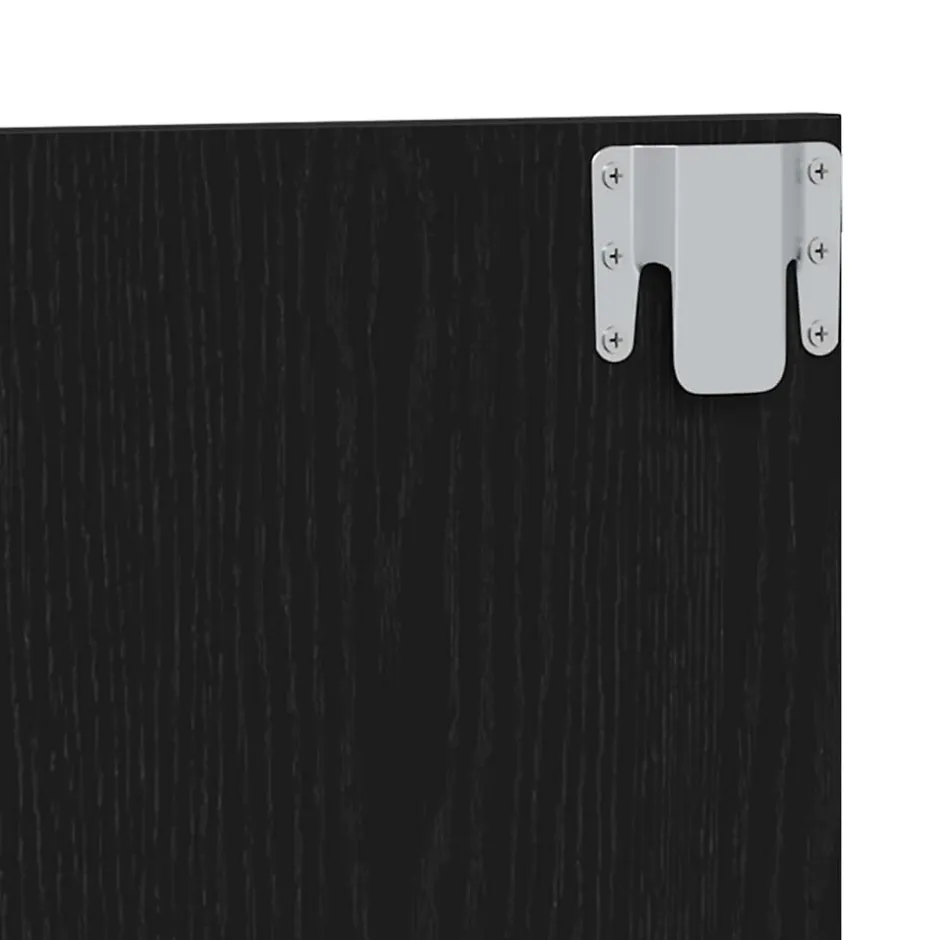 Vidaxl Tête de lit Montage mural Chêne noir Bois d'ingénierie Online