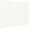 Vidaxl Tête de lit murale Blanc 159,5x3x110 cm Bois massif de pin