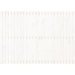 Vidaxl Tête de lit murale Blanc 159,5x3x110 cm Bois massif de pin