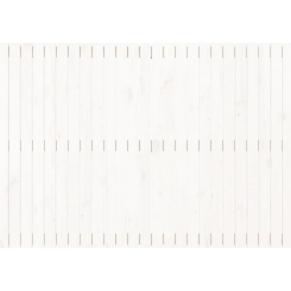 Vidaxl Tête de lit murale Blanc 159,5x3x110 cm Bois massif de pin