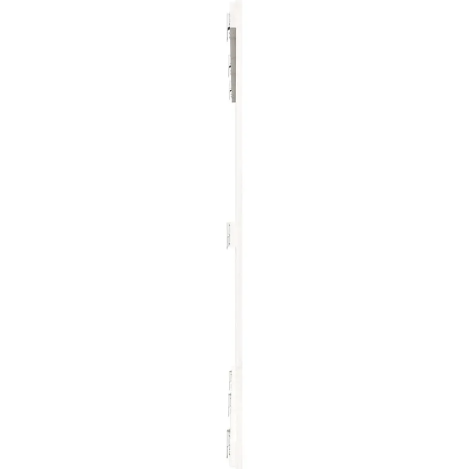 Vidaxl Tête de lit murale Blanc 159,5x3x110 cm Bois massif de pin