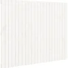 Vidaxl Tête de lit murale Blanc 140x3x110 cm Bois massif de pin