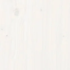 Vidaxl Tête de lit murale Blanc 140x3x110 cm Bois massif de pin