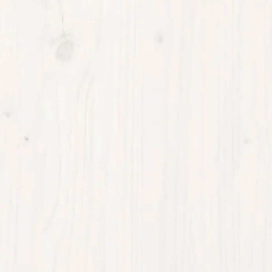 Vidaxl Tête de lit murale Blanc 140x3x110 cm Bois massif de pin