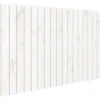 Vidaxl Tête de lit murale Blanc 108x3x60 cm Bois massif de pin