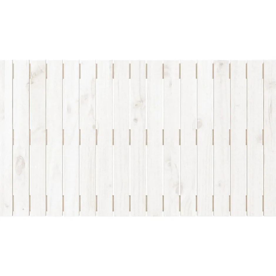 Vidaxl Tête de lit murale Blanc 108x3x60 cm Bois massif de pin