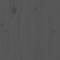 Vidaxl Tête de lit murale Gris 185x3x60 cm Bois massif de pin Discount