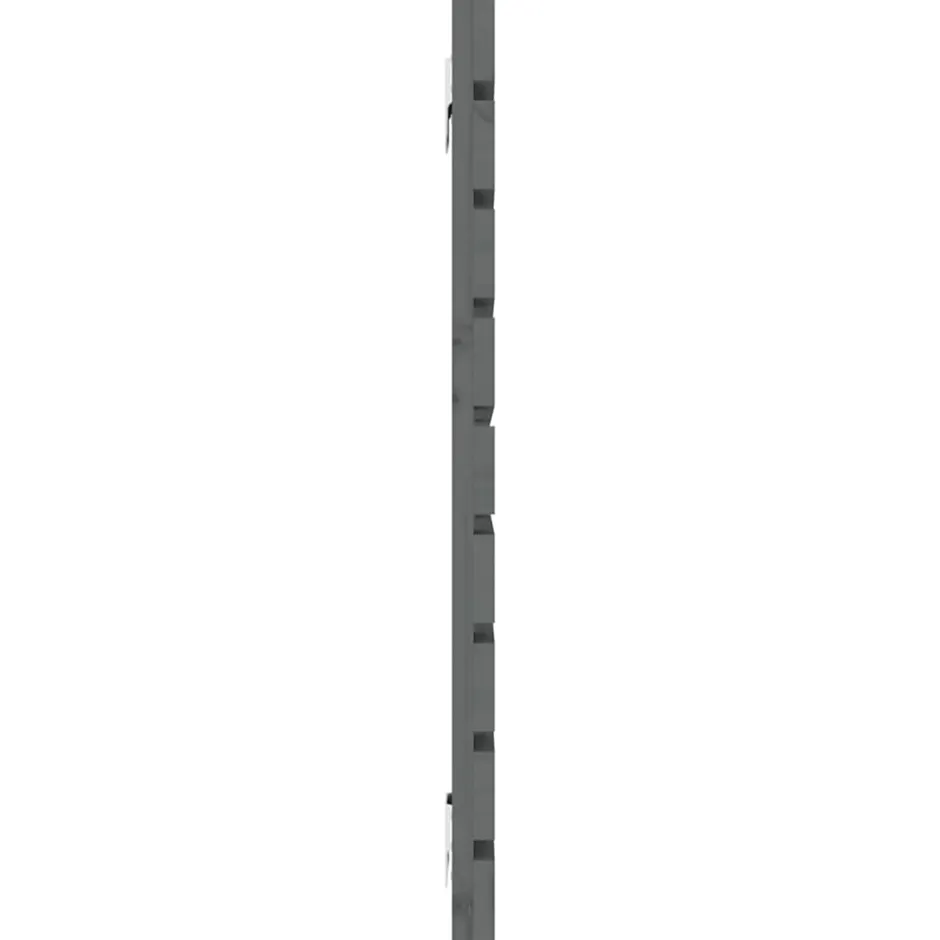 Vidaxl Tête de lit murale Gris 156x3x63 cm Bois massif de pin Clearance