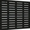Vidaxl Tête de lit murale Noir 141x3x91,5 cm Bois massif de pin