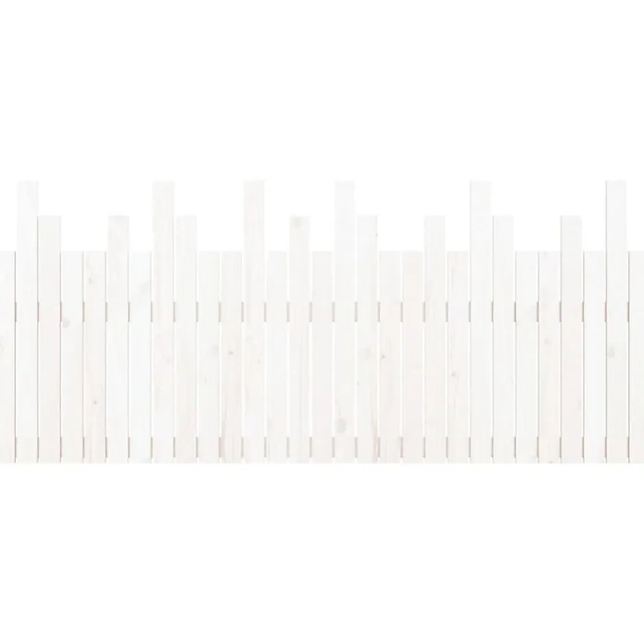 Vidaxl Tête de lit murale 185x3x80 cm bois de pin blanc
