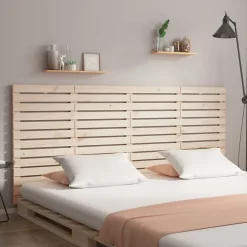 Vidaxl Tête de lit murale 206x3x91,5 cm Bois massif de pin Discount