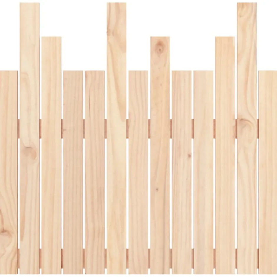 Vidaxl Tête de lit murale 82,5x3x80 cm Bois massif de pin