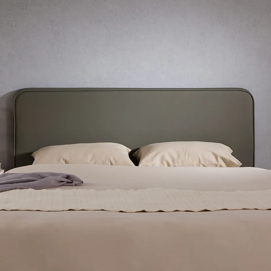 Idimex Tête de lit NAOFE 120 avec fixation murale - Gris