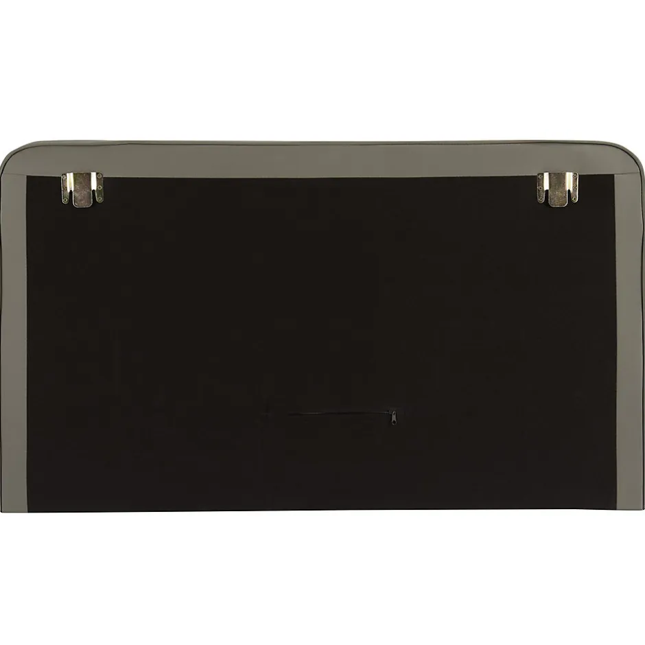 Idimex Tête de lit NAOFE 120 avec fixation murale - Gris