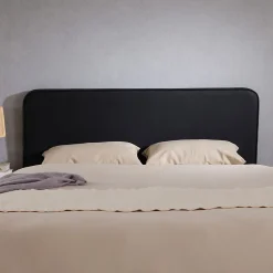 Idimex Tête de lit NAOFE 120 avec fixation murale - Noir Discount
