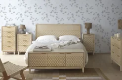 Geese Home Tête de lit plaquée chêne finition beige 185x60 cm Sale