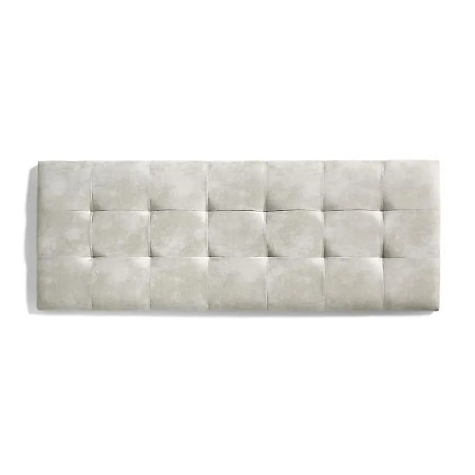 Eccox Tête de lit pour lit de 80 Deux Diamants de Similicuir 112 x 57 x 5 cm Rembourrage en mousse Couleur Camel Clair.