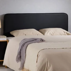 Idimex Tête de lit RIVEN 140 avec fixation murale - Noir