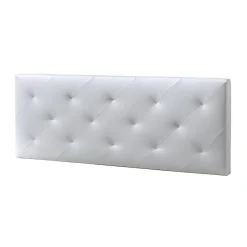 Vs Venta-Stock Tête de lit Rombo 150x60 cm Blanc, rembourrée de Mousse