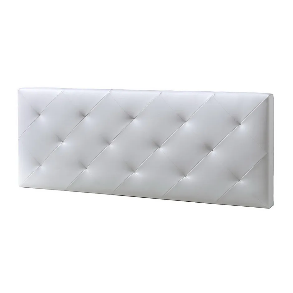 Vs Venta-Stock Tête de lit Rombo 150x60 cm Blanc, rembourrée de Mousse