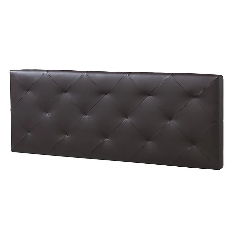 Vs Venta-Stock Tête de lit Rombo 160x60 cm Chocolat, rembourrée de Mousse