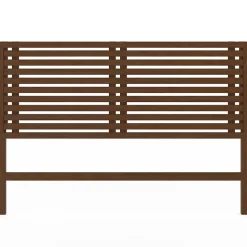 IDMarket Tête de lit sur pied en lattes AVA 160 cm façon bois vieilli Best