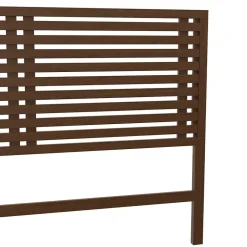 IDMarket Tête de lit sur pied en lattes AVA 160 cm façon bois vieilli Best