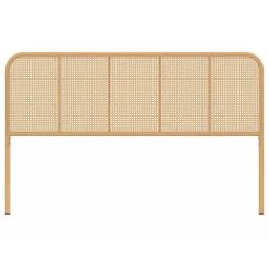 IDMarket Tête de lit sur pied FLORA 160 cm façon cannage Best