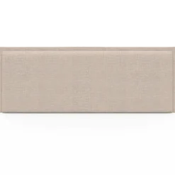 IDMarket Tête de lit suspendue ALHYA 160 cm en tissu beige lin