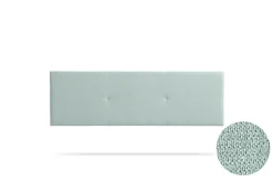 Moonia Tête de Lit Tapisée ALMA Aqualine 170x50x5 cm - Vert Aqua -