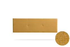 Moonia Tête de Lit Tapisée ALMA Aqualine 145x50x5 cm - Moutarde - New