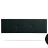 Moonia Tête de Lit Tapisée ALMA Aqualine 145x50x5 cm - Noir -
