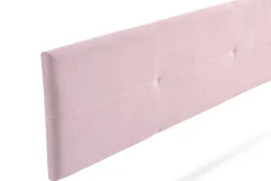 Moonia Tête de Lit Tapisée ALMA Aqualine 100x50x5 cm - Rose Clair - Outlet
