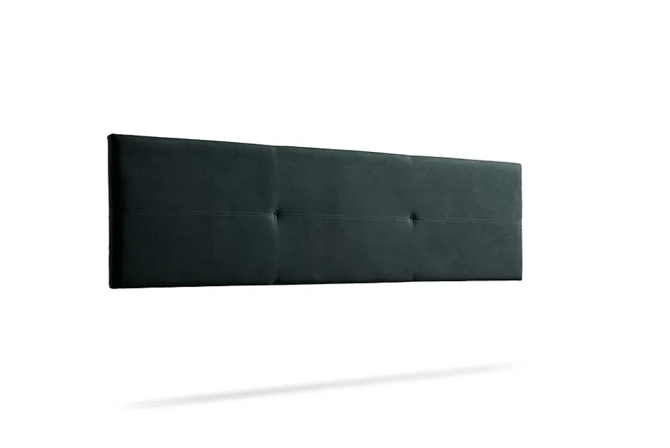 Moonia Tête de Lit Tapisée ALMA Aqualine 170x50x5 cm - Noir - Clearance