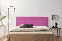 Moonia Tête de Lit Tapisée ALMA Aqualine 100x50x5 cm - Fuchsia -