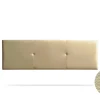 Moonia Tête de Lit Tapisée ALMA Simili cuir 100x50x5 cm - Or - New