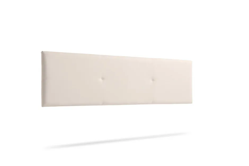 Moonia Tête de Lit Tapisée ALMA Simili cuir 170x50x5 cm - Beige - Discount