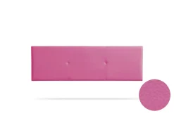 Moonia Tête de Lit Tapisée ALMA Simili cuir 145x50x5 cm - Rose -