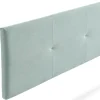 Moonia Tête de Lit Tapisée ALTEA Aqualine 130x50x5 cm - Vert Aqua - New