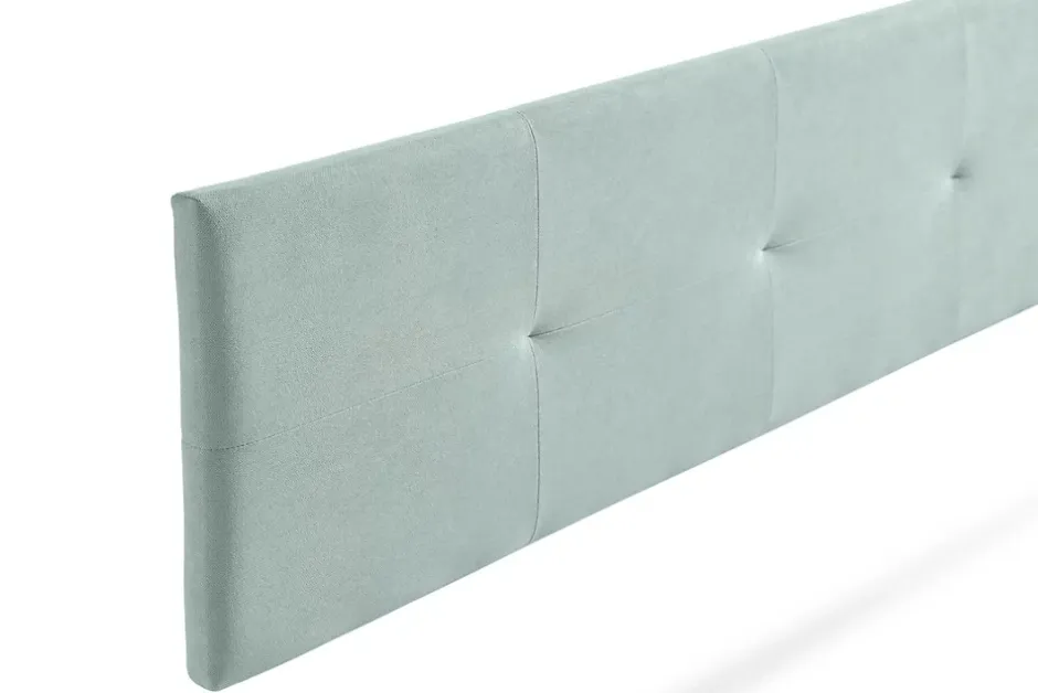 Moonia Tête de Lit Tapisée ALTEA Aqualine 130x50x5 cm - Vert Aqua - New